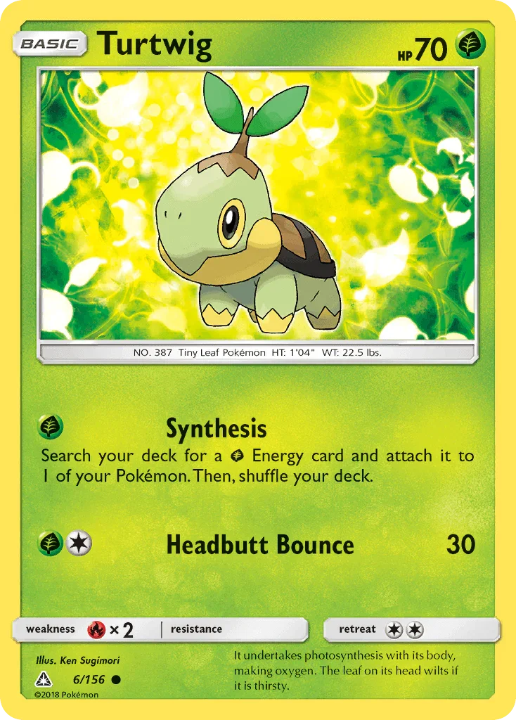 Turtwig (6/156) – Sun & Moon: Ultra Prism - In Stock Now