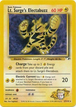 Lt. Surge's Electabuzz (27/132) – Gym Heroes Unlimited - Shop Now