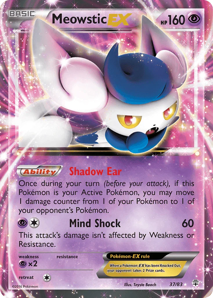 Meowstic EX (37/83) – XY: Generations | Order Now