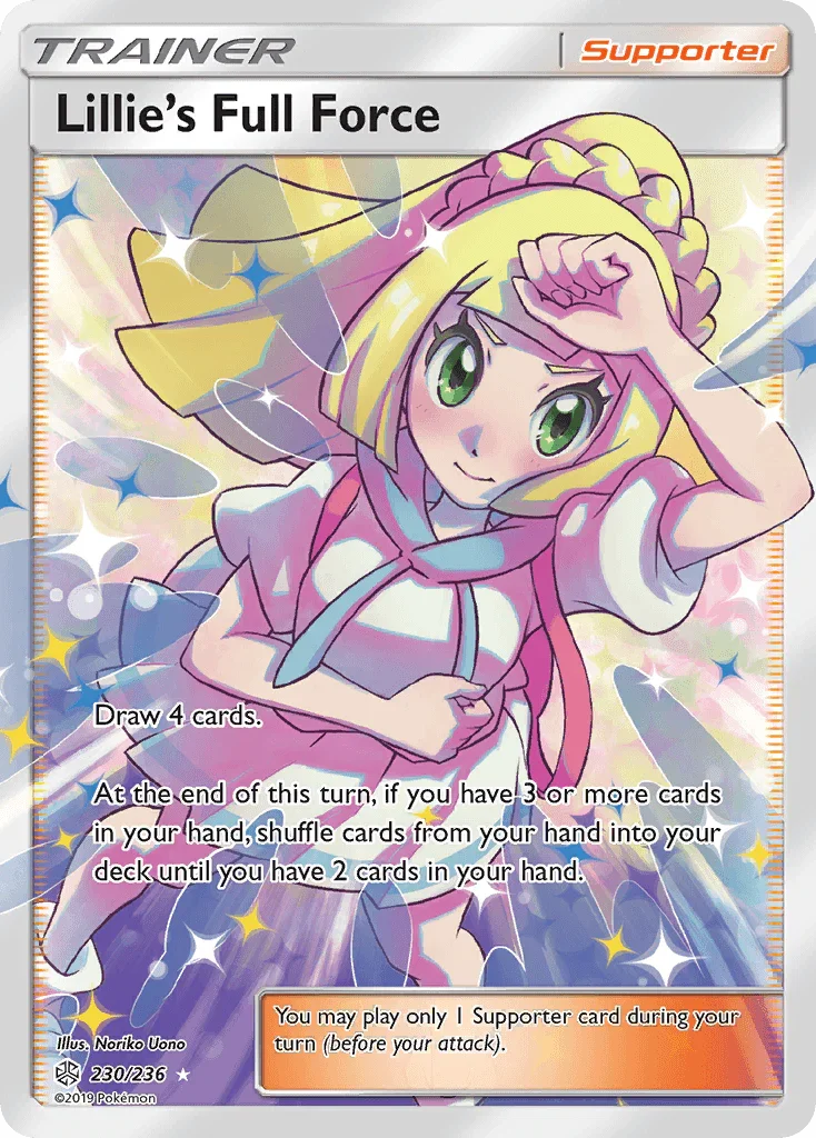 Lillie's Full Force (230/236) – Sun & Moon: Cosmic Eclipse | Fast Shipping