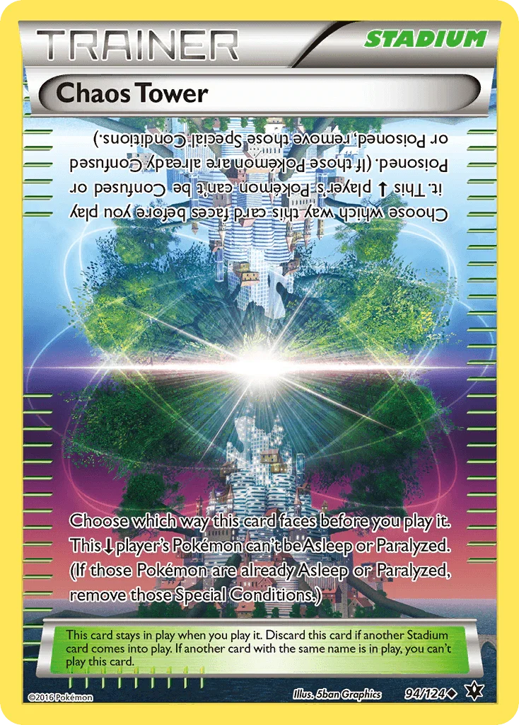 Chaos Tower (94/124) – XY: Fates Collide - Authentic Card