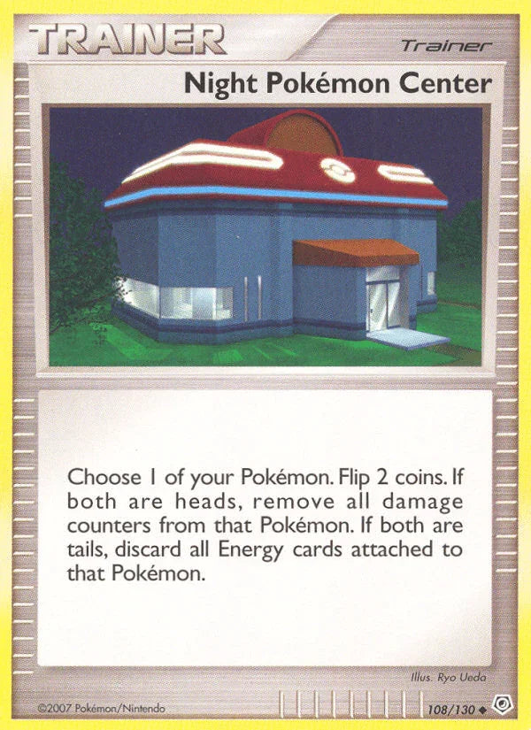 Night Pokemon Center (108/130) – Diamond & Pearl: Base Set – For Sale