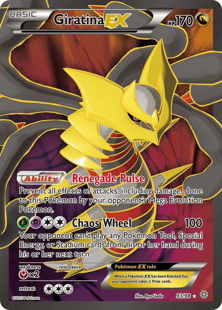 Giratina EX (93/98) – XY: Ancient Origins - Authentic Card