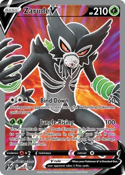 Zarude V (167/185) – Sword & Shield: Vivid Voltage - Authentic Card