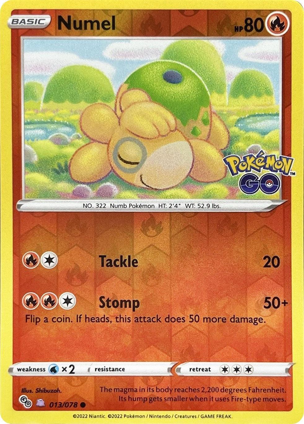 Numel (013/078) – Pokémon GO – Buy Now