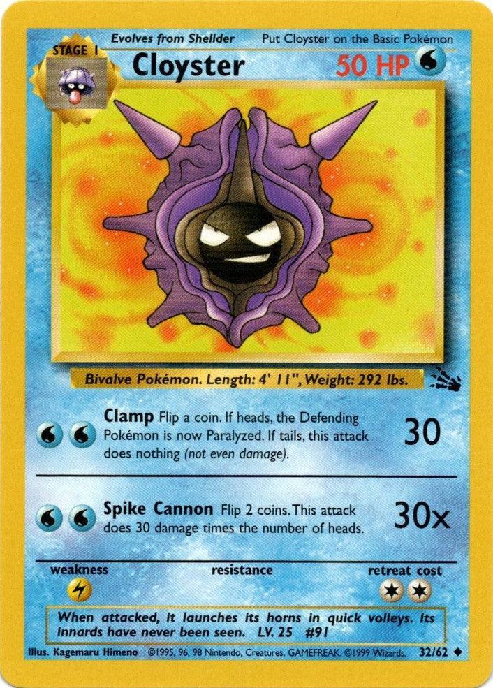 Cloyster (32/62) – Fossil Unlimited - Shop Now