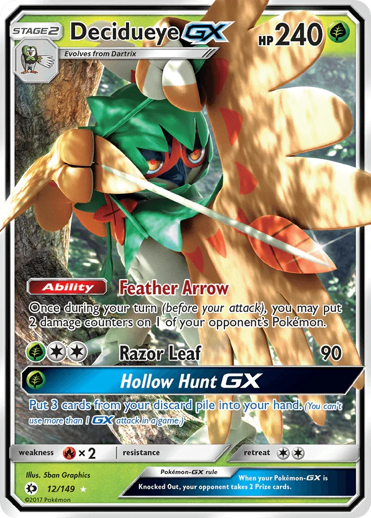 Decidueye GX (12/149) – Sun & Moon: Base Set | Shop Today