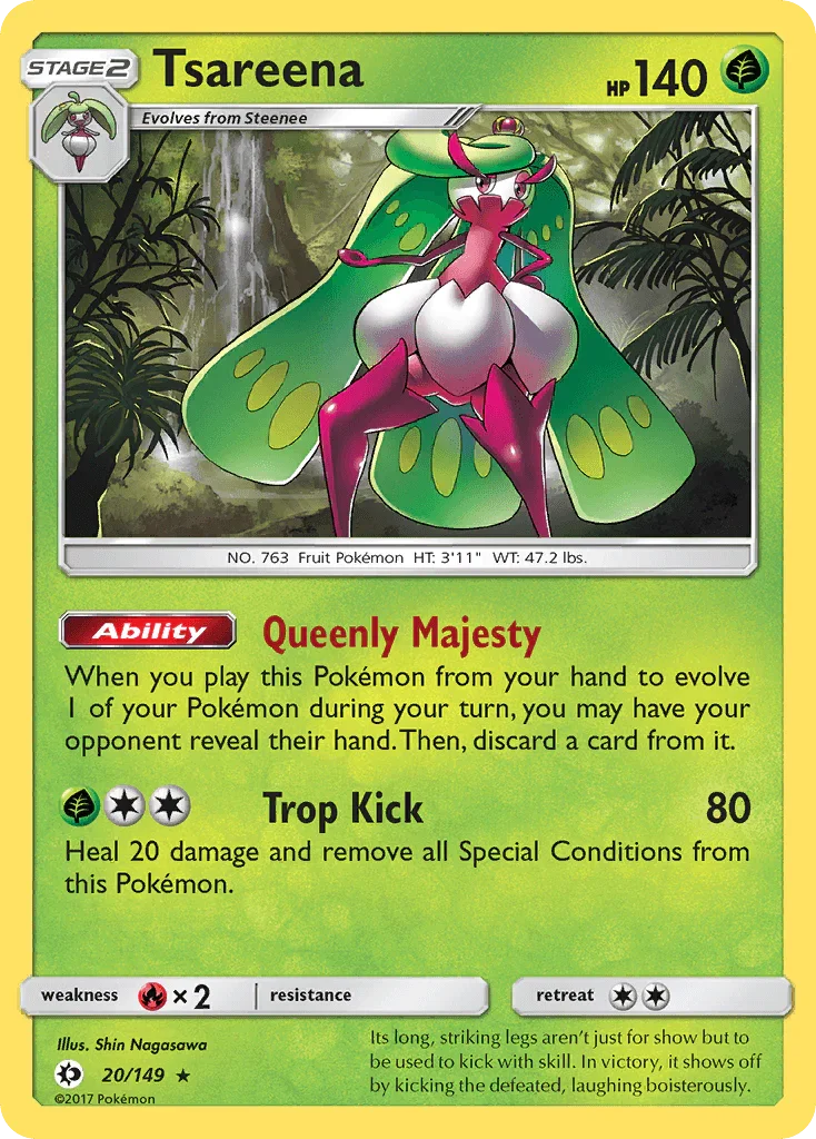 Tsareena (20/149) – Sun & Moon: Base Set | Shop Today
