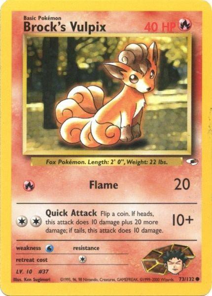 Brock's Vulpix (73/132) – Gym Heroes Unlimited - In Stock Now