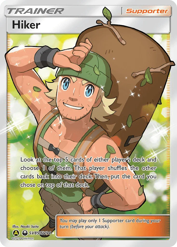 Hiker (SV85/SV94) – Sun & Moon: Hidden Fates - Shiny Vault - Shop Now