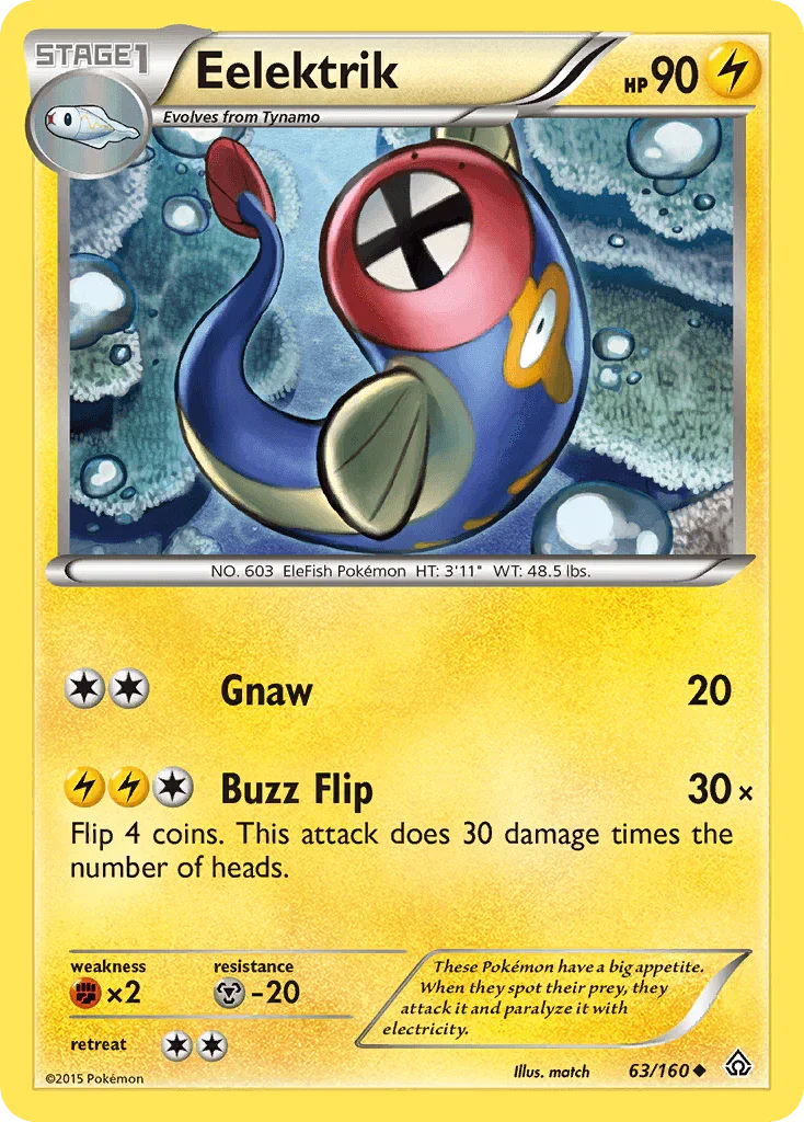 Eelektrik (63/160) – XY: Primal Clash | Buy Online