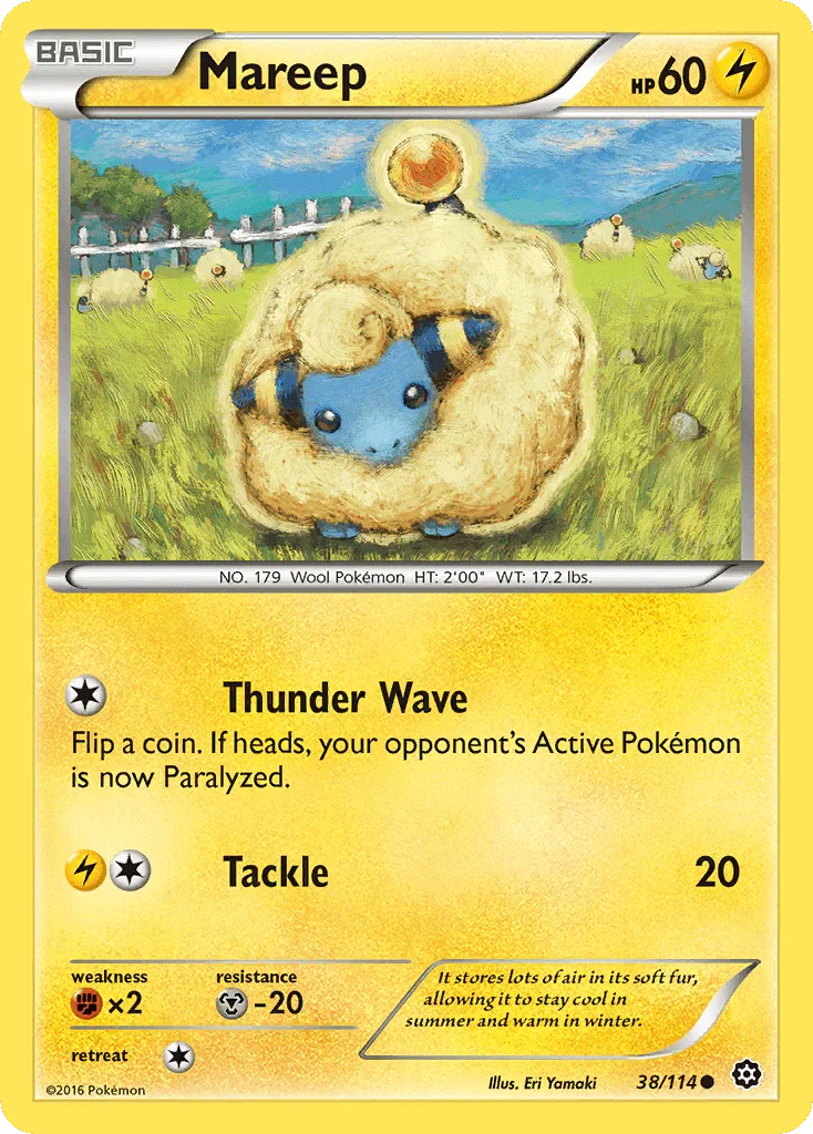 Mareep (38/114) – XY: Steam Siege - In Stock Now