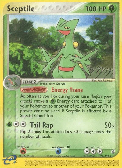 Sceptile (20/109) – EX: Ruby & Sapphire | Shop Today
