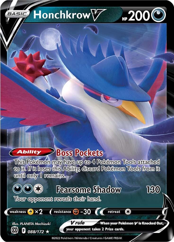 Honchkrow V (088/172) – Sword & Shield: Brilliant Stars | Buy Online