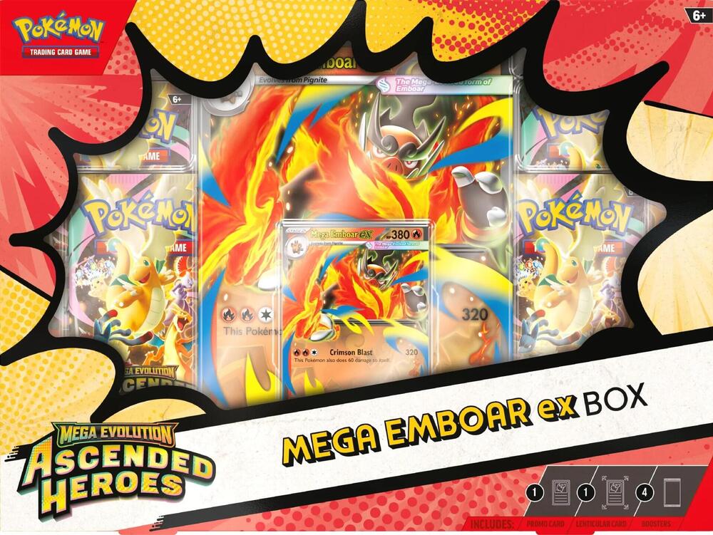 Ascended Heroes - Mega Emboar EX Box - In Stock Now