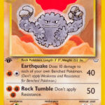 Graveler (30/64) – Neo Revelation 1st Edition - Authentic Card