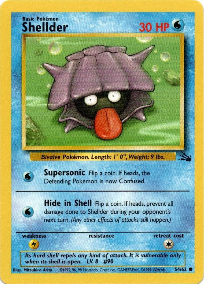 Shellder (54/62) – Fossil Unlimited – For Sale