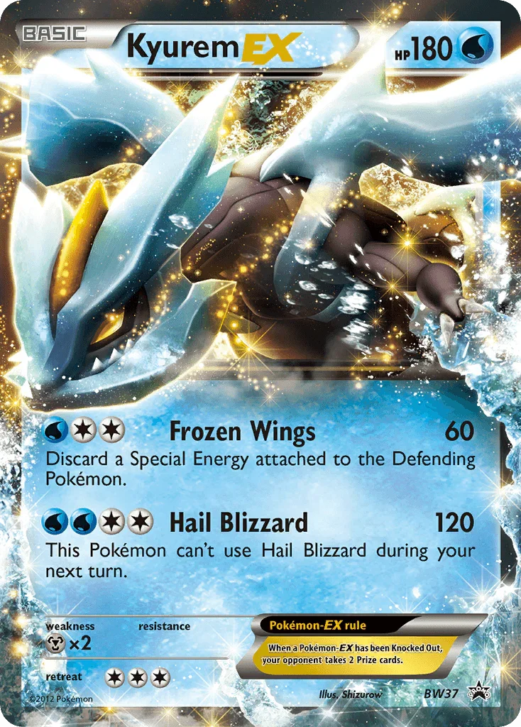 Kyurem EX (BW37) – Black & White: Black Star Promos - Authentic Card