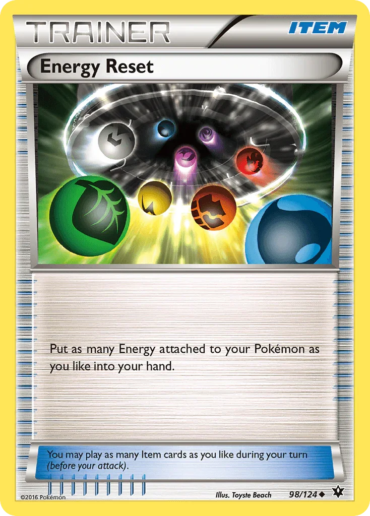 Energy Reset (98/124) – XY: Fates Collide - In Stock Now