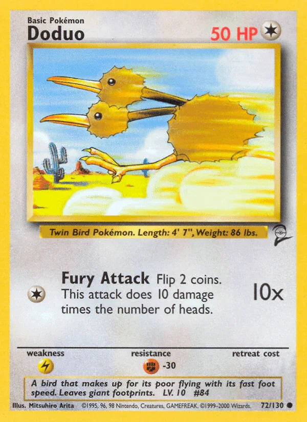 Doduo (72/130) – Base Set 2 | Shop Today