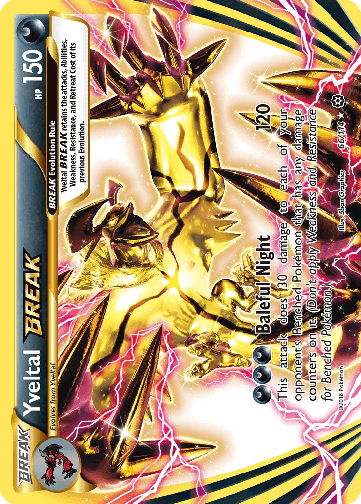 Yveltal BREAK (66/114) – XY: Steam Siege | Fast Shipping