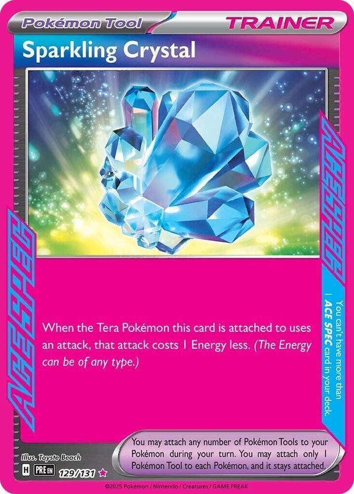 Sparkling Crystal (129/131) – Scarlet & Violet: Prismatic Evolutions - Shop Now