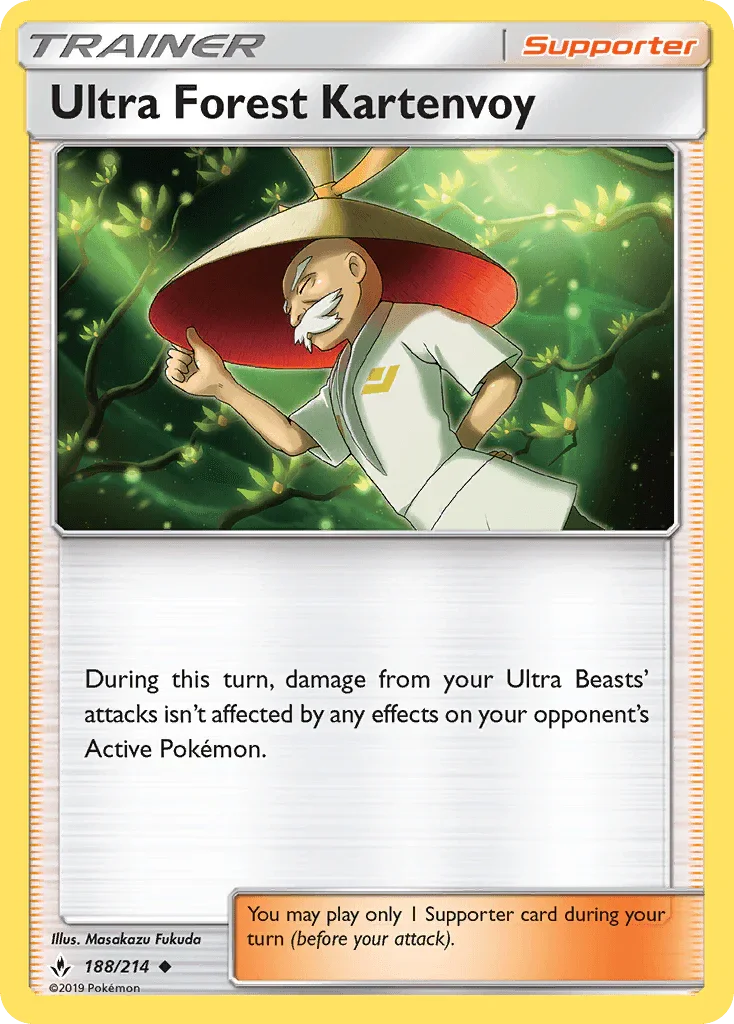 Ultra Forest Kartenvoy (188/214) – Sun & Moon: Unbroken Bonds – For Sale