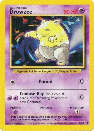 Drowzee (49/102) – Base Set Unlimited - In Stock Now