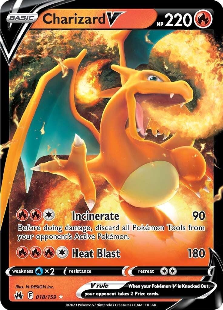 Charizard V (018/159) – Sword & Shield: Crown Zenith | Buy Online