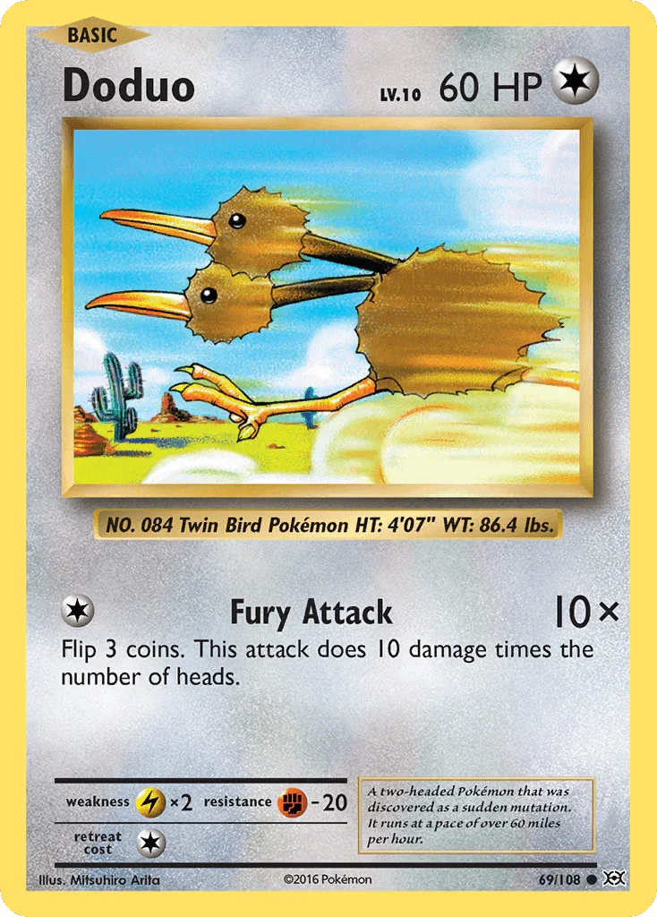 Doduo (69/108) – XY: Evolutions | Buy Online