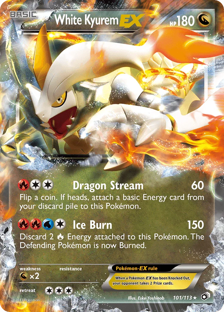 White Kyurem EX (101/113) – Black & White: Legendary Treasures - Shop Now