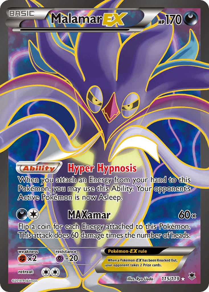 Malamar EX (115/119) – XY: Phantom Forces – For Sale
