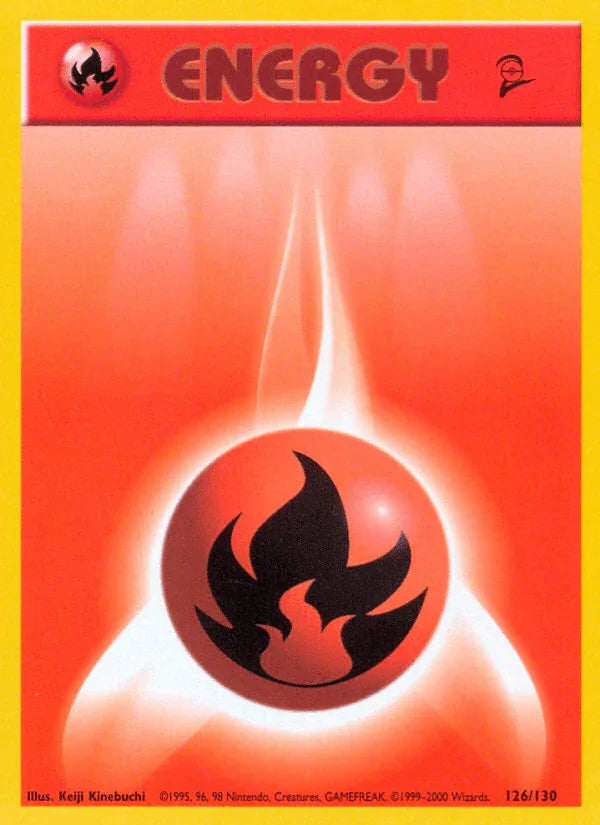 Fire Energy (126/130) – Base Set 2 – For Sale
