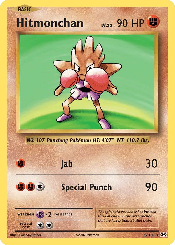 Hitmonchan (62/108) – XY: Evolutions | Order Today