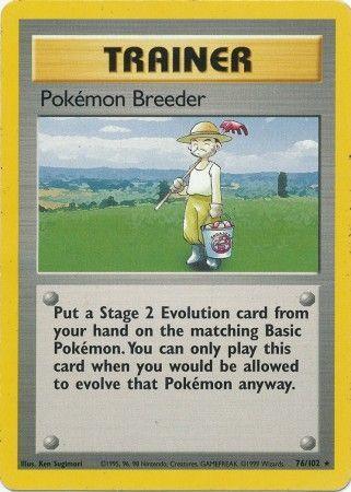 Pokemon Breeder (76/102) – Base Set Unlimited | Order Today