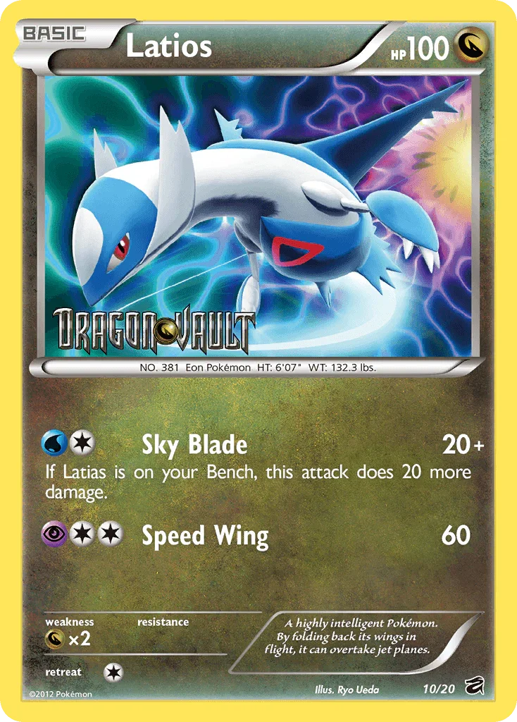 Latios (10/20) – Black & White: Dragon Vault – Buy Now