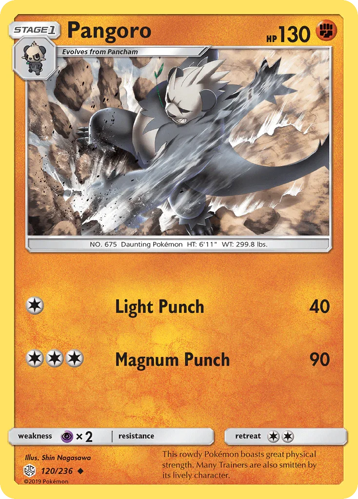 Pangoro (120/236) – Sun & Moon: Cosmic Eclipse - Shop Now