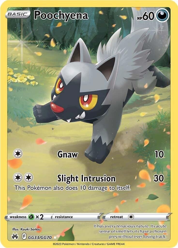 Poochyena (GG33/GG70) – Sword & Shield: Crown Zenith - Authentic Card