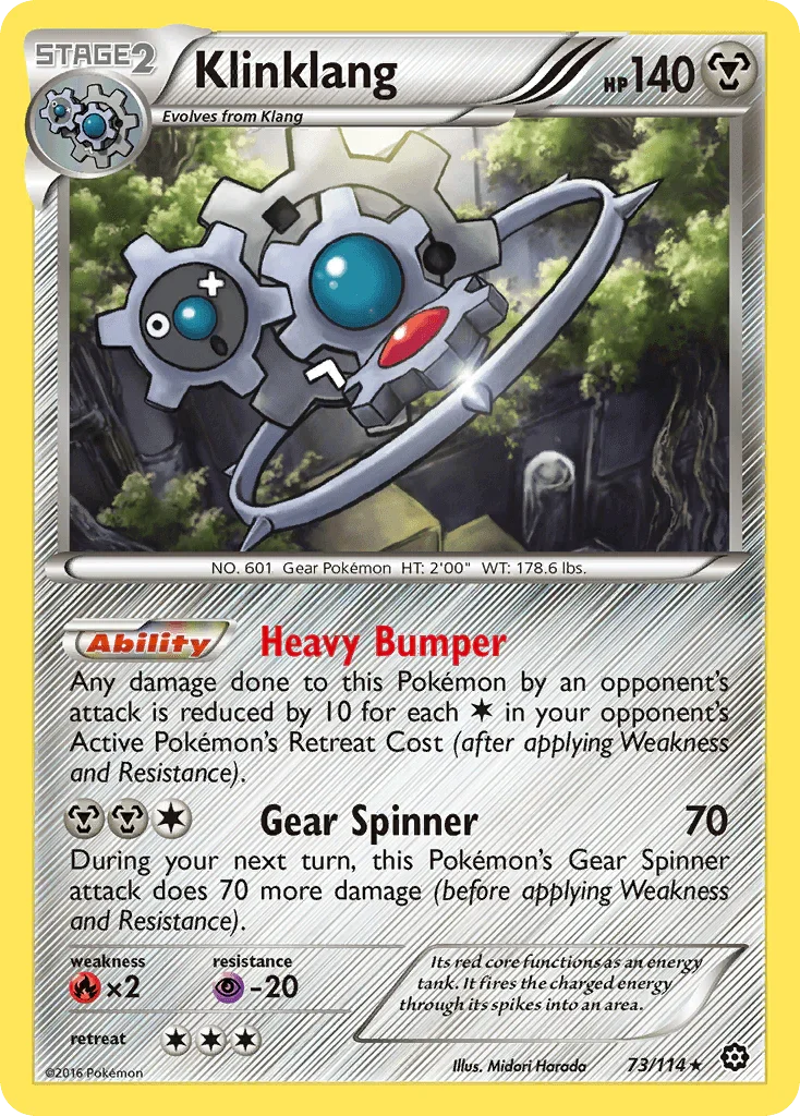 Klinklang (73/114) – XY: Steam Siege - Shop Now