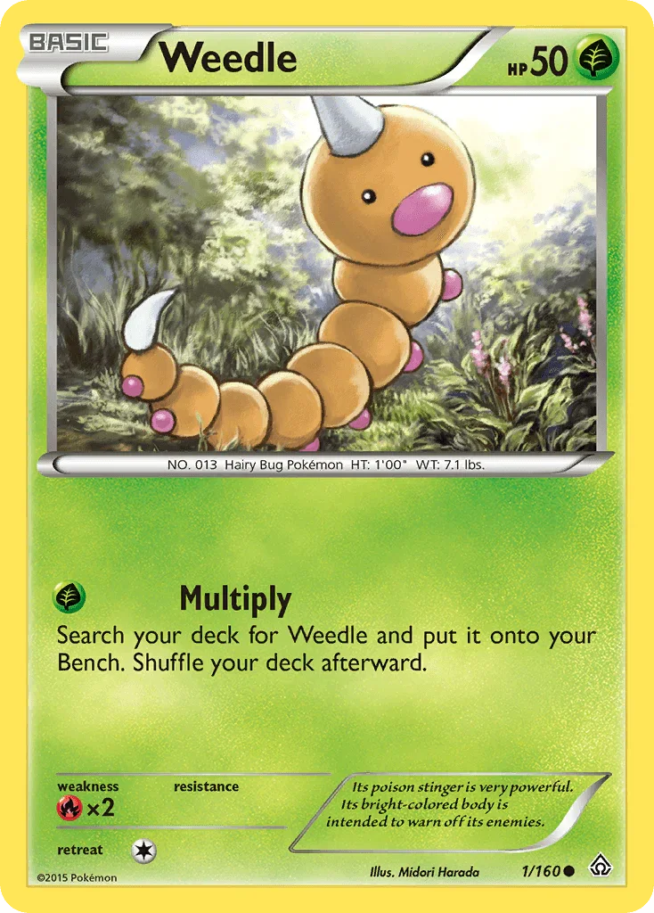 Weedle (1/160) – XY: Primal Clash | Order Now