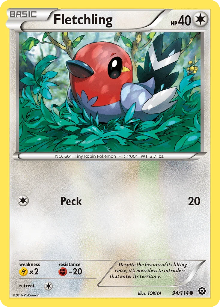 Fletchling (94/114) – XY: Steam Siege - Shop Now