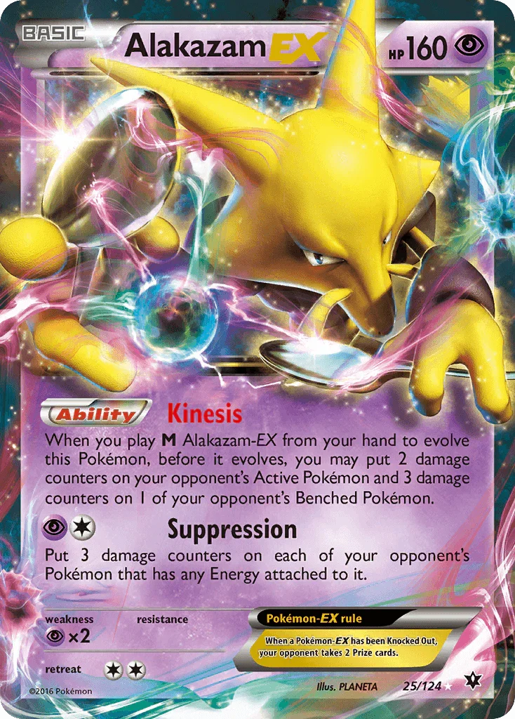 Alakazam EX (25/124) – XY: Fates Collide - Shop Now