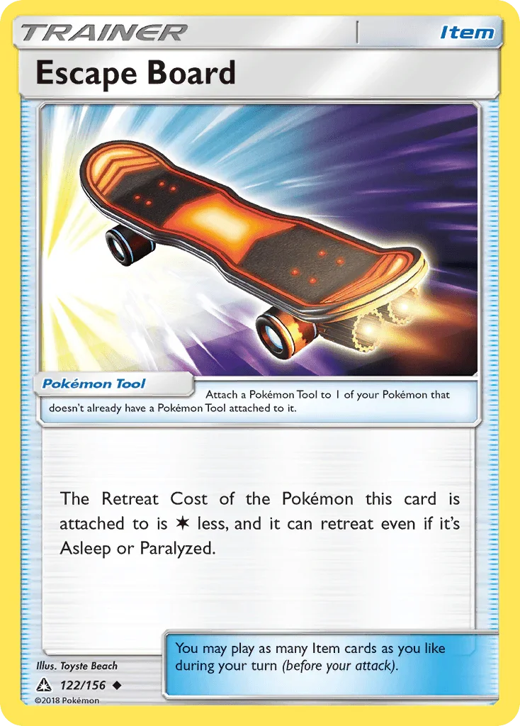 Escape Board (122/156) – Sun & Moon: Ultra Prism – For Sale