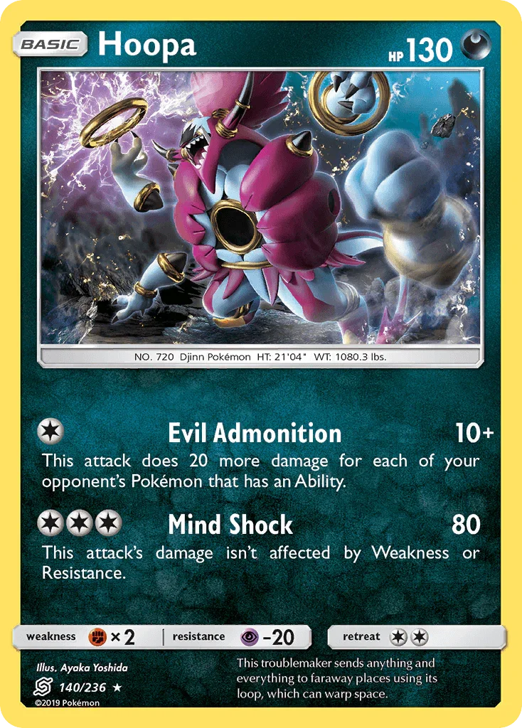Hoopa (140/236) – Sun & Moon: Unified Minds | Order Today