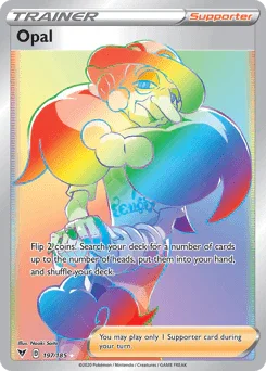 Opal (197/185) – Sword & Shield: Vivid Voltage | Fast Shipping
