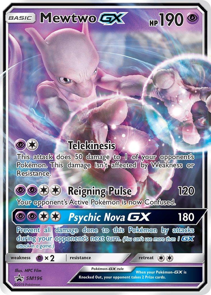 Mewtwo GX (SM196) – Sun & Moon: Black Star Promos | Buy Online