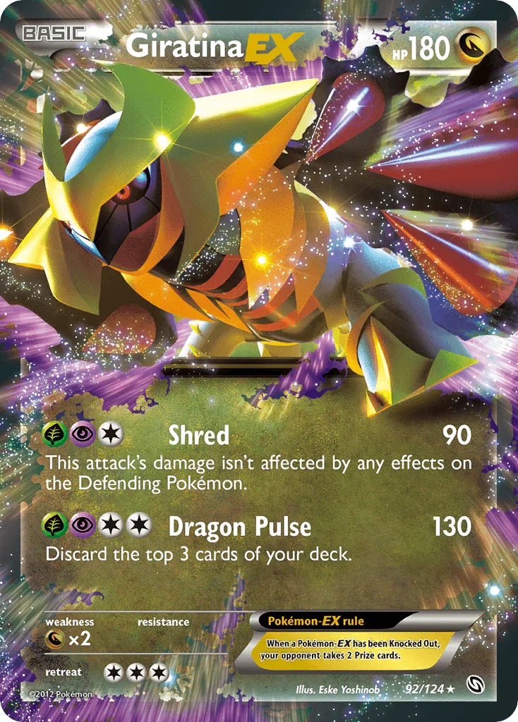 Giratina EX (92/124) – Black & White: Dragons Exalted | Order Now