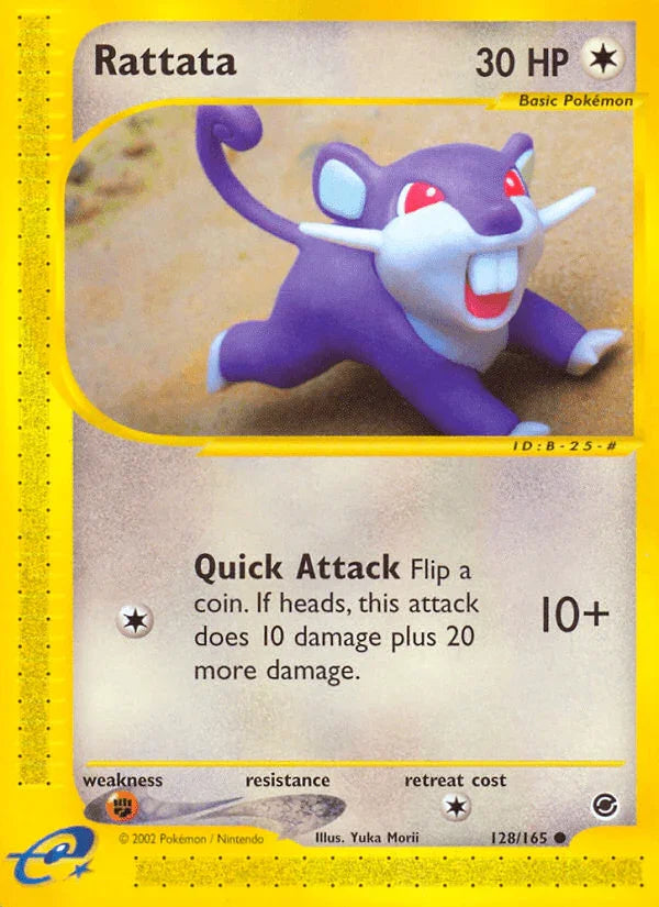 Rattata (128/165) – Expedition: Base Set - In Stock Now
