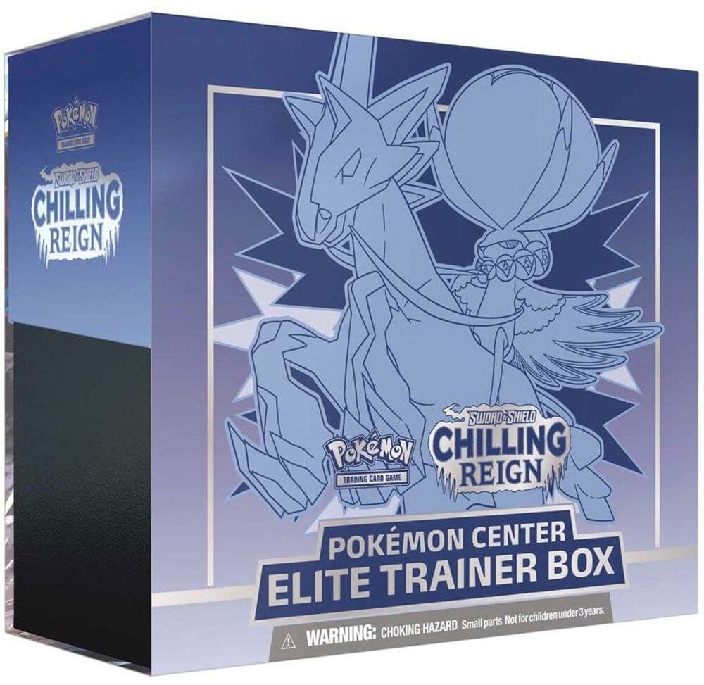Chilling Reign Elite Trainer Box - Pokemon Center Version (Ice Rider) | Fast Shipping
