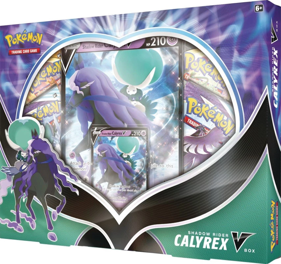 Chilling Reign - Shadow Rider Calyrex V Collection Box - Authentic Sealed